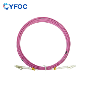 OM4 LC-LC UPC双工LSZH 2.0mm光纤跳线, 3m